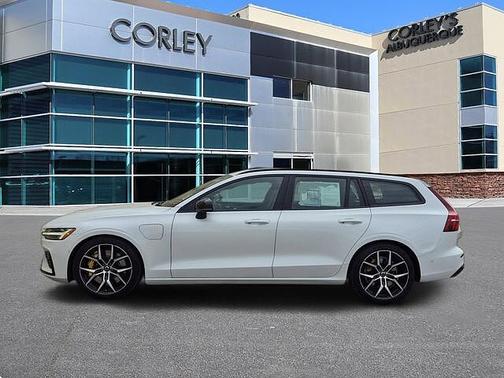Crystal White 2025 Volvo V60 Plug-In Hybrid Polestar