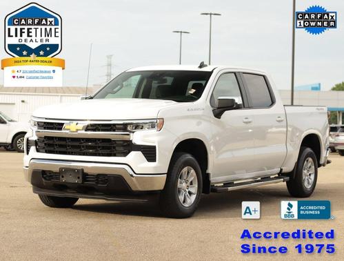 Summit White 2025 Chevrolet Silverado 1500 LT