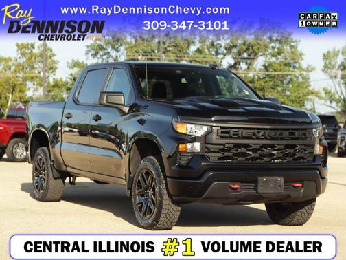 Black 2023 Chevrolet Silverado 1500 Custom Trail Boss