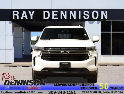 Summit White 2021 Chevrolet Tahoe 4WD RST