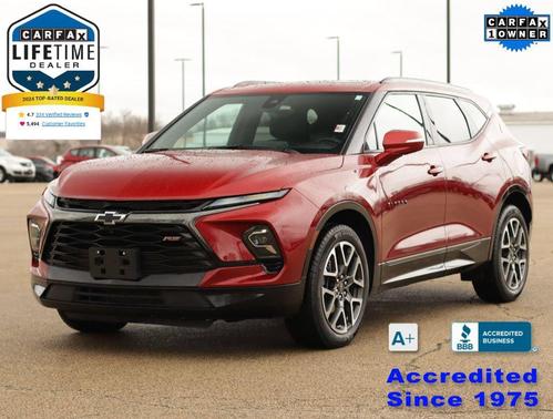 Radiant Red Tintcoat 2024 Chevrolet Blazer RS
