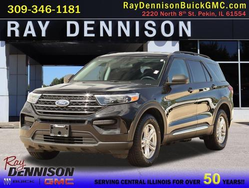 AGATE BLACK 2023 Ford Explorer XLT