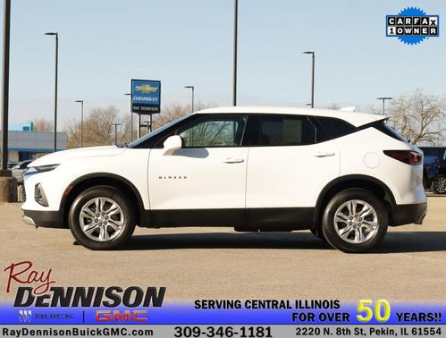 Summit White 2021 Chevrolet Blazer 1LT