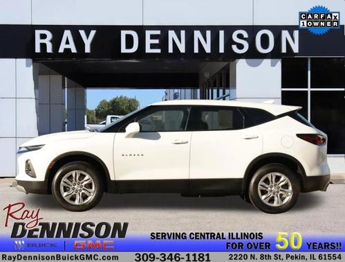 Summit White 2021 Chevrolet Blazer 1LT