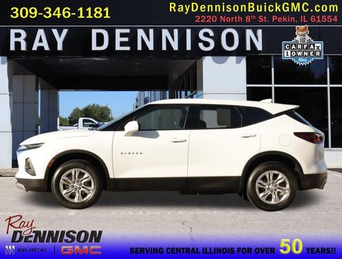 Summit White 2021 Chevrolet Blazer 1LT