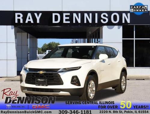 Summit White 2021 Chevrolet Blazer 1LT