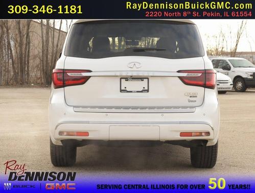 Moonstone White 2019 INFINITI QX80 Limited