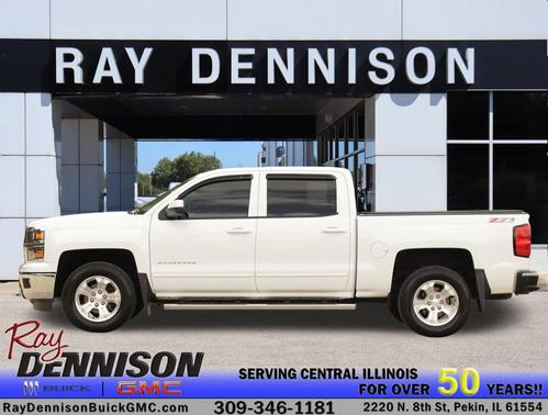 Summit White 2015 Chevrolet Silverado 1500 2LT