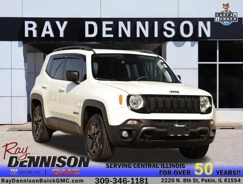 Alpine White Clearcoat 2019 Jeep Renegade Upland