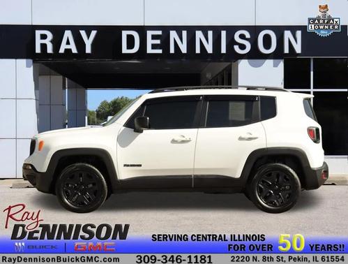 Alpine White Clearcoat 2019 Jeep Renegade Upland