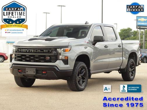 Slate Gray Metallic 2024 Chevrolet Silverado 1500 Custom Trail Boss