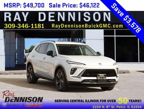 Iridescent White Tricoat 2026 Buick Envision Sport Touring AWD