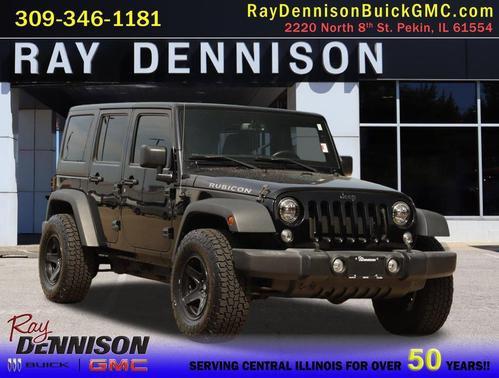 Black Clearcoat 2016 Jeep Wrangler Unlimited Rubicon