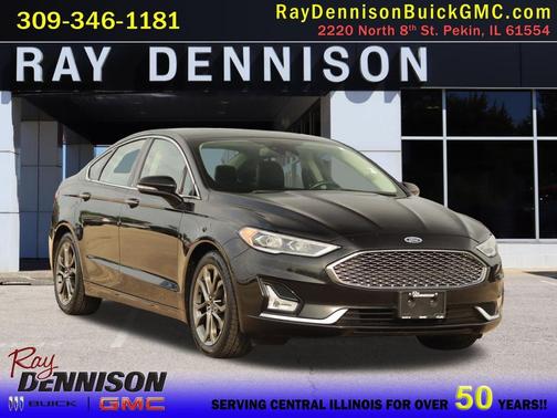 Agate Black 2020 Ford Fusion Hybrid Titanium