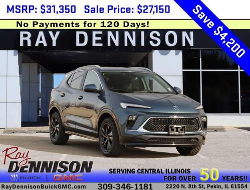 Ocean Blue Metallic 2026 Buick Encore GX Sport Touring