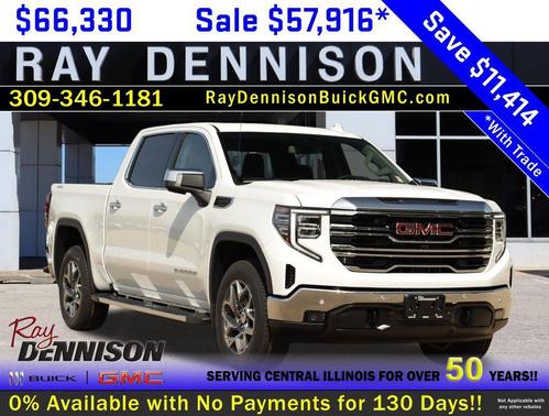 Summit White 2026 GMC Sierra 1500 SLT