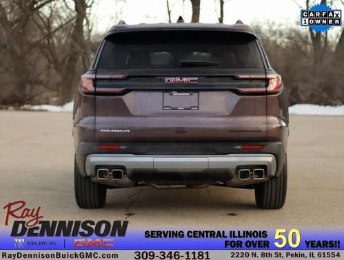 Crystal Metallic 2025 GMC Acadia FWD Elevation