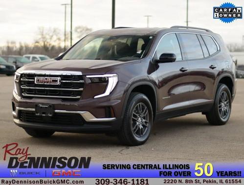 Crystal Metallic 2025 GMC Acadia FWD Elevation