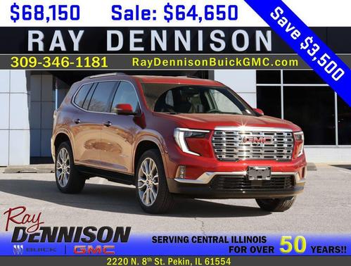 Volcanic Red Tintcoat 2026 GMC Acadia Denali