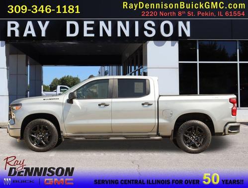 Gray 2024 Chevrolet Silverado 1500 Custom