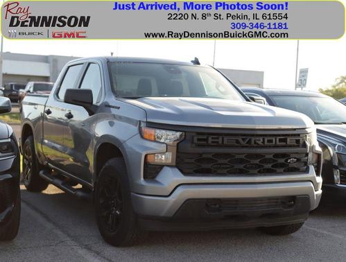 Gray 2024 Chevrolet Silverado 1500 Custom