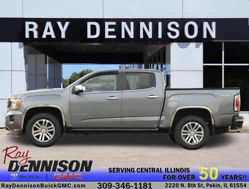Satin Steel Metallic 2019 GMC Canyon SLT