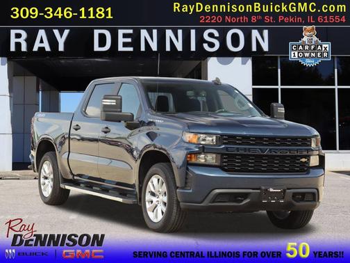 Northsky Blue Metallic 2019 Chevrolet Silverado 1500 Custom