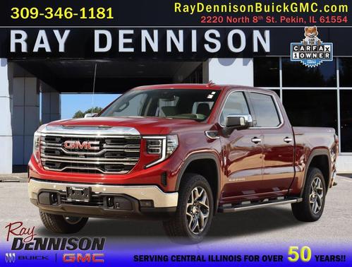 Volcanic Red Tintcoat 2025 GMC Sierra 1500 SLT