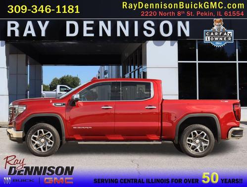 Volcanic Red Tintcoat 2025 GMC Sierra 1500 SLT