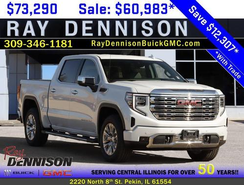 Glacier White Tricoat 2026 GMC Sierra 1500 Denali