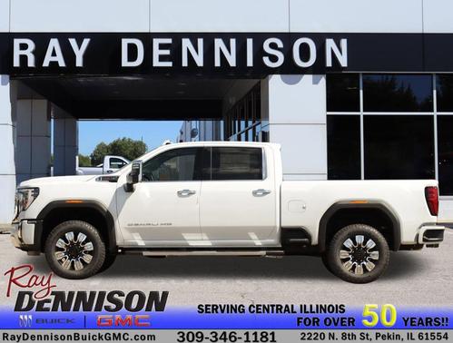 Glacier White Tricoat 2026 GMC Sierra 2500 Denali