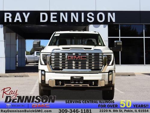 Glacier White Tricoat 2026 GMC Sierra 2500 Denali