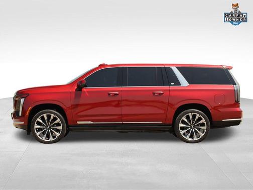Radiant Red Tintcoat 2025 Cadillac Escalade ESV Premium Luxury