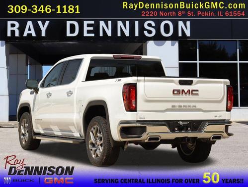 Glacier White Tricoat 2026 GMC Sierra 1500 SLT