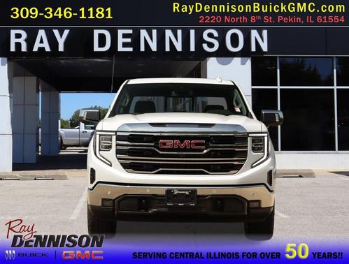 Glacier White Tricoat 2026 GMC Sierra 1500 SLT
