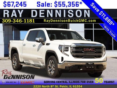 Summit White 2026 GMC Sierra 1500 SLT
