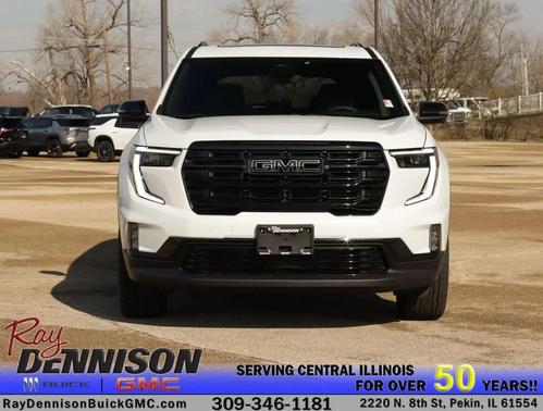 Glacier White Tricoat 2026 GMC Acadia Elevation AWD