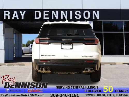 Summit White 2026 GMC Acadia Elevation AWD