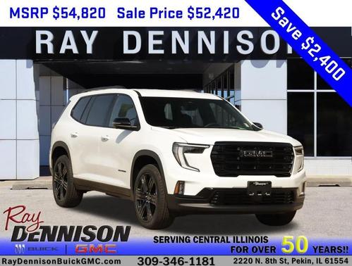 Summit White 2026 GMC Acadia Elevation AWD