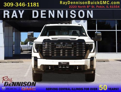 Glacier White Tricoat 2026 GMC Sierra 2500 Denali Ultimate