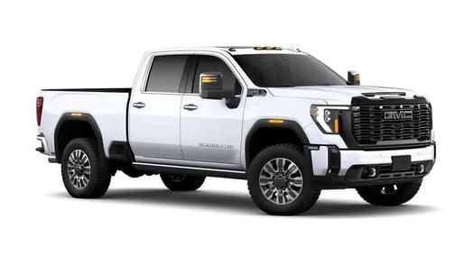 Glacier White Tricoat 2026 GMC Sierra 2500 Denali Ultimate
