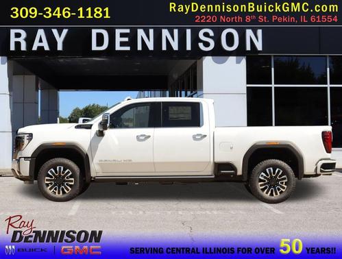 Glacier White Tricoat 2026 GMC Sierra 2500 Denali Ultimate