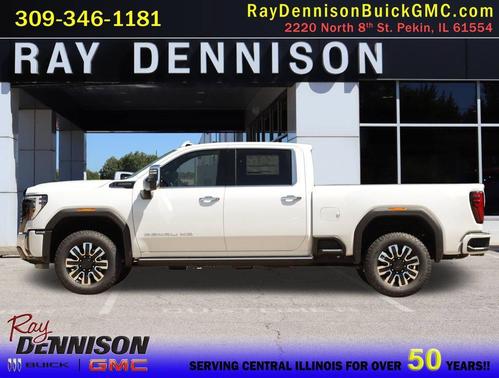 Glacier White Tricoat 2026 GMC Sierra 2500 Denali Ultimate