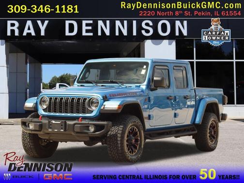 Hydro Blue Pearlcoat 2024 Jeep Gladiator Rubicon
