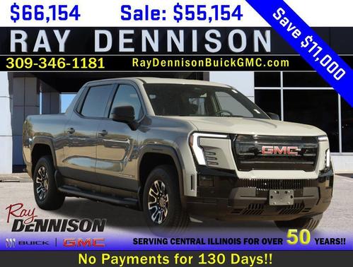 Thunderstorm Gray 2026 GMC Sierra EV Standard Range Elevation
