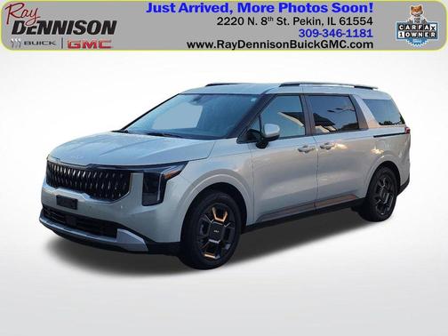 Ivory Silver 2025 Kia Carnival Hybrid EX