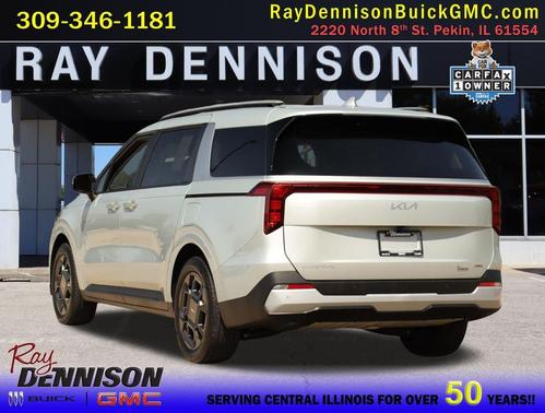 Ivory Silver 2025 Kia Carnival Hybrid EX