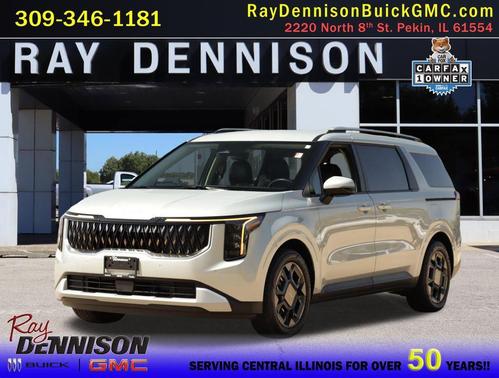 Ivory Silver 2025 Kia Carnival Hybrid EX