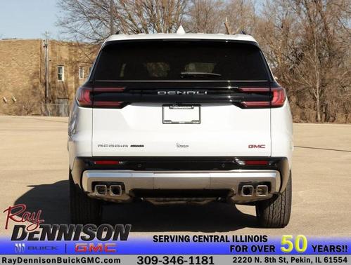 Glacier White Tricoat 2026 GMC Acadia Denali