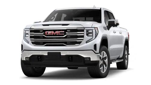 Glacier White Tricoat 2026 GMC Sierra 1500 SLT